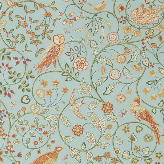 Newill Wallpaper - Peppermint Russet - 216704 - Morris & Co - Premier Wallcovering