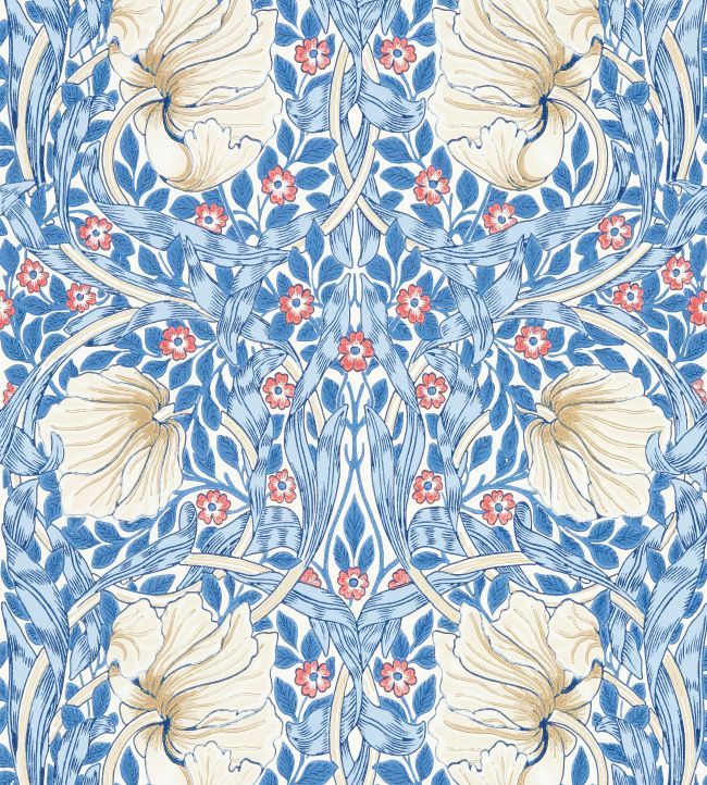 Pimpernel Wallpaper - Woad - 217062 - Morris & Co - Premier Wallcovering