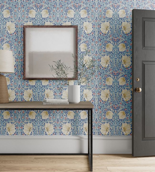 Pimpernel Wallpaper - Woad - 217062 - Morris & Co - Premier Wallcovering
