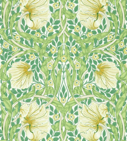 Pimpernel Wallpaper - Weld/Leaf Green - 217063 - Morris & Co - Premier Wallcovering