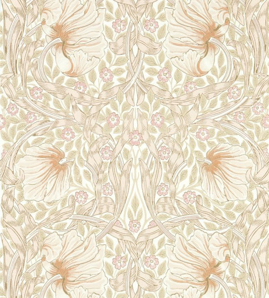 Pimpernel Wallpaper - Cochineal Pink - 217064 - Morris & Co - Premier Wallcovering