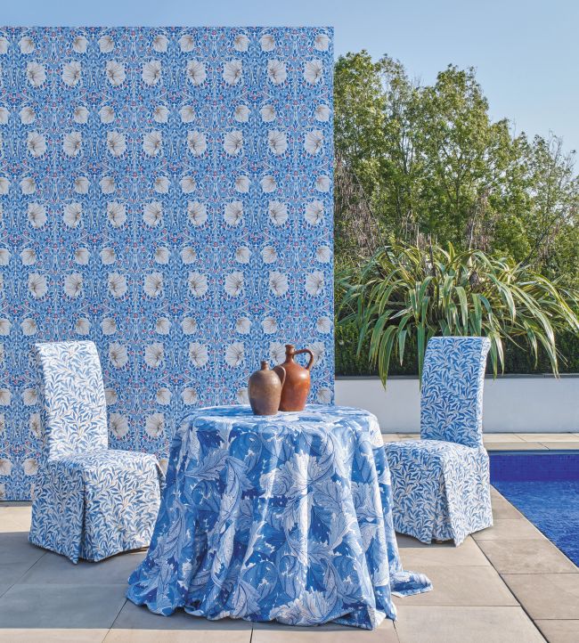 Pimpernel Wallpaper - Woad - 217062 - Morris & Co - Premier Wallcovering