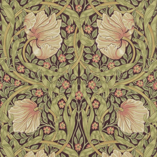 Pimpernel Wallpaper - Bullrush/Russet - 210387 - Morris & Co - Premier Wallcovering
