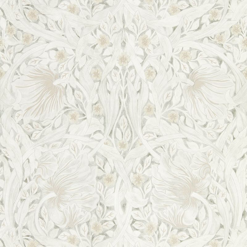 Pure Pimpernel Wallpaper - Lightish Grey - 216538 - Morris & Co - Premier Wallcovering