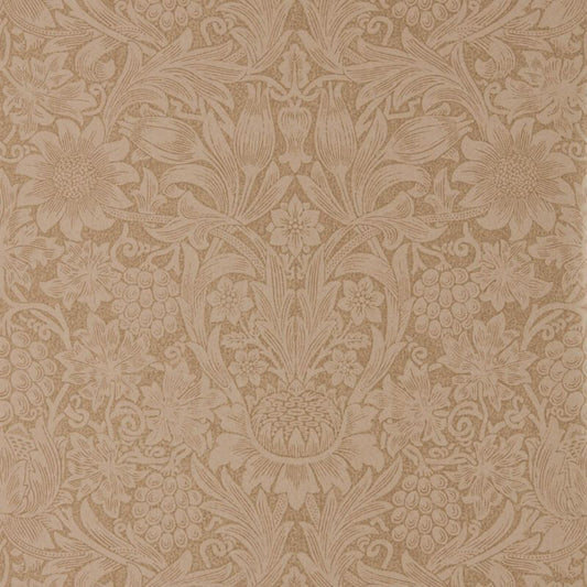 Pure Sunflower Wallpaper - Copper/Russet - 216046 - Morris & Co - Premier Wallcovering