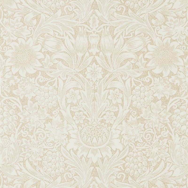 Pure Sunflower Wallpaper - Parchment/Gold - 216047 - Morris & Co - Premier Wallcovering