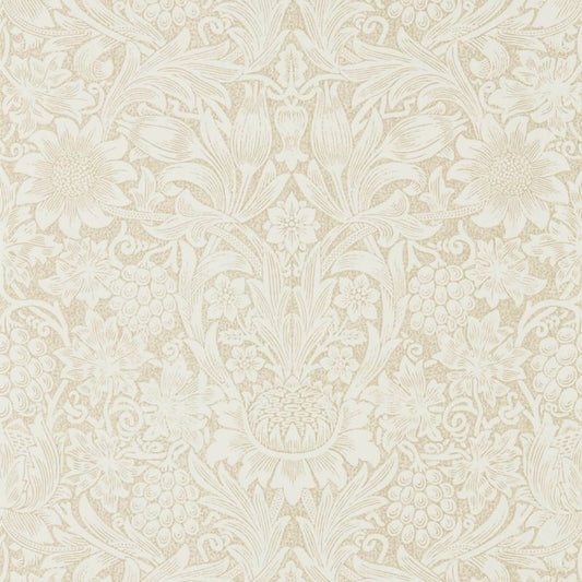 Pure Sunflower Wallpaper - Parchment/Gold - 216047 - Morris & Co - Premier Wallcovering