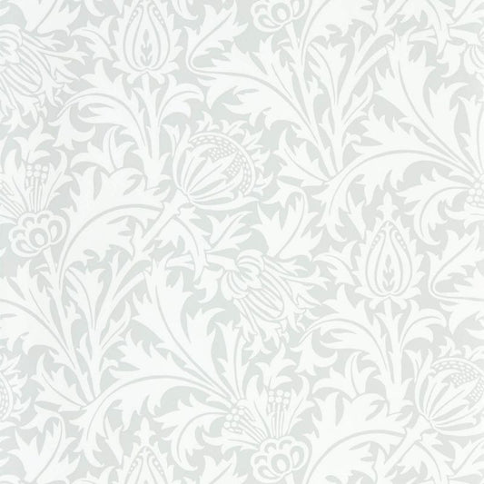 Pure Thistle Wallpaper - Grey Blue - 216550 - Morris & Co - Premier Wallcovering