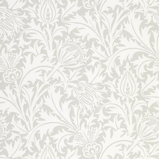 Pure Thistle Wallpaper - Pebble - 216551 - Morris & Co - Premier Wallcovering