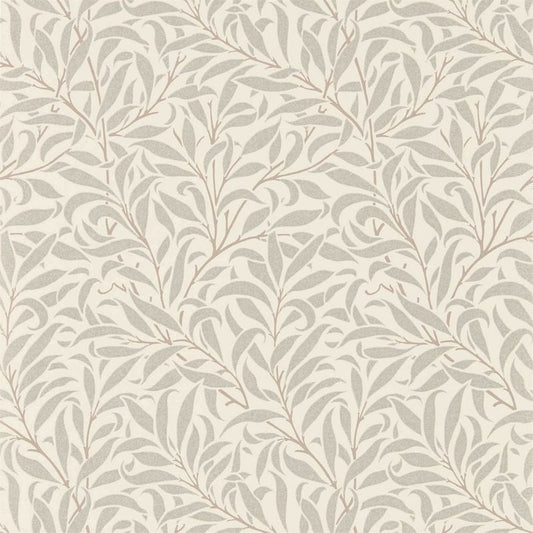 Pure Willow Bough Wallpaper - Ecru/Silver - 216023 - Morris & Co - Premier Wallcovering