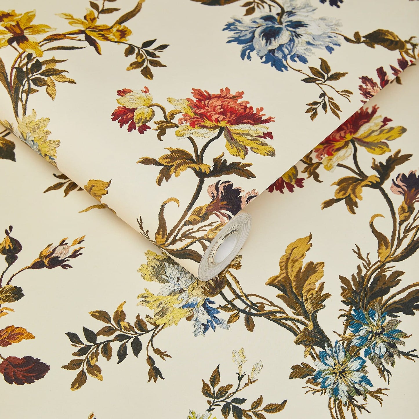 Rosetta Wallpaper - Ecru - House of Hackney - 1 - WA - ROS - DI - ECR - XXX - Premier Wallcovering