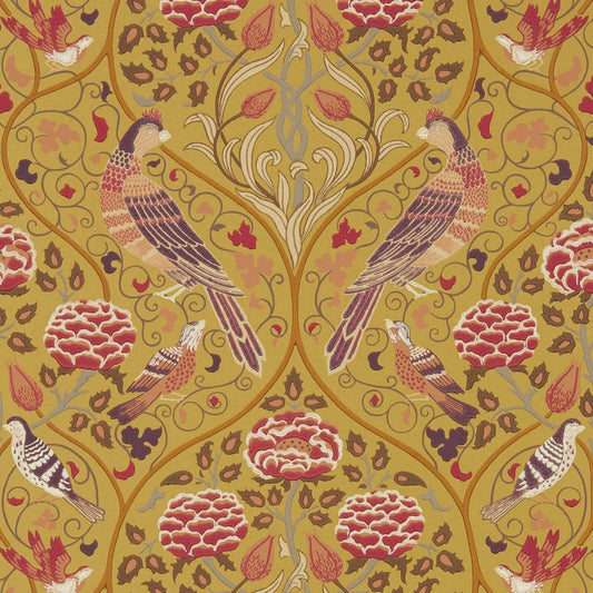 Seasons By May Wallpaper - Saffron - 216685 - Morris & Co - Premier Wallcovering