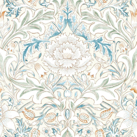 Simply Severn Wallpaper - Bayleaf/Annatto - 217074 - Morris & Co - Premier Wallcovering
