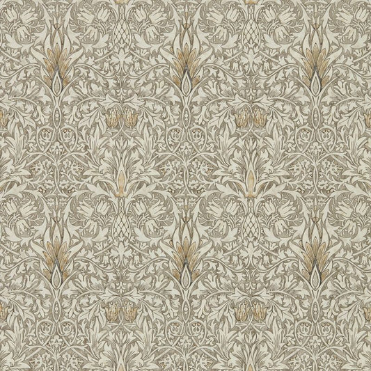 Snakeshead Wallpaper - Stone/Cream - 216430 - Morris & Co - Premier Wallcovering