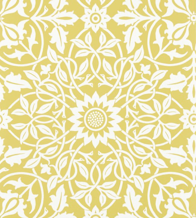 St James Ceiling Wallpaper - Sunflower - 217078 - Morris & Co - Premier Wallcovering