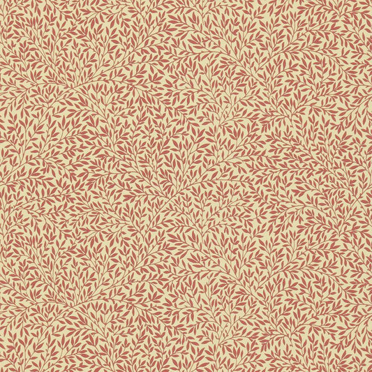 Standen Wallpaper - Beige/Brick Red - DMC148118 - Morris & Co - Premier Wallcovering