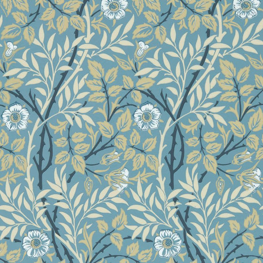 Sweet Briar Wallpaper - Mineral/Linen - 217369 - Morris & Co - Premier Wallcovering