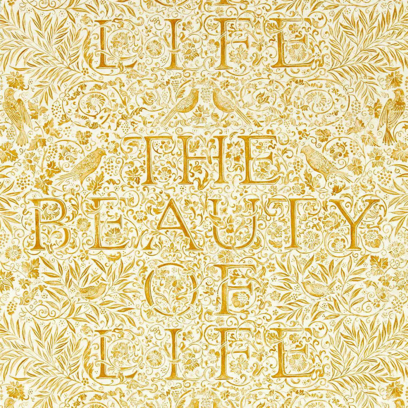 The Beauty of Life Sunflower Wallpaper - Sunflower - 217191 - Morris & Co - Premier Wallcovering