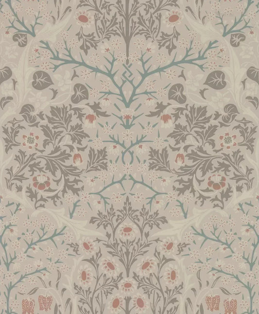 Victorian Garden Wallpaper - Taupe - NextWall - NW44506 - Morris Wallpaper