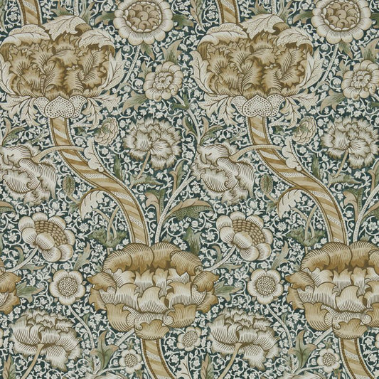 Wandle Wallpaper - Forest/Mustard - 216421 - Morris & Co - Premier Wallcovering