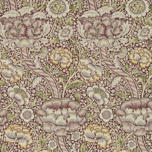 Wandle Wallpaper - Wine/Saffron - 216424 - Morris & Co - Premier Wallcovering