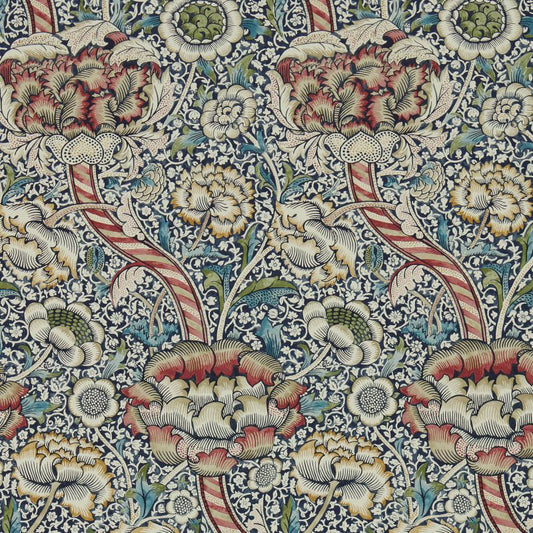 Wandle Wallpaper - Indigo/Madder - 216420 - Morris & Co - Premier Wallcovering