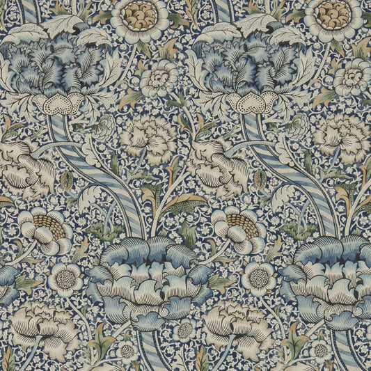 Wandle Wallpaper - Blue/Stone - 216422 - Morris & Co