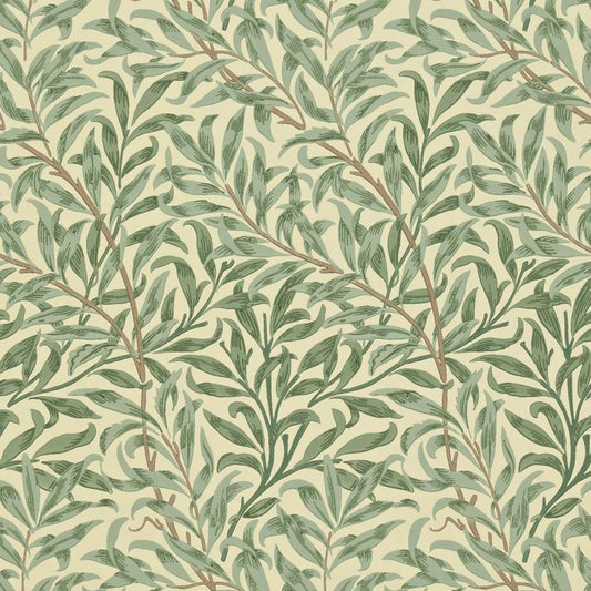 Willow Boughs Wallpaper - Green - DGW1WB101 - Morris & Co - Premier Wallcovering