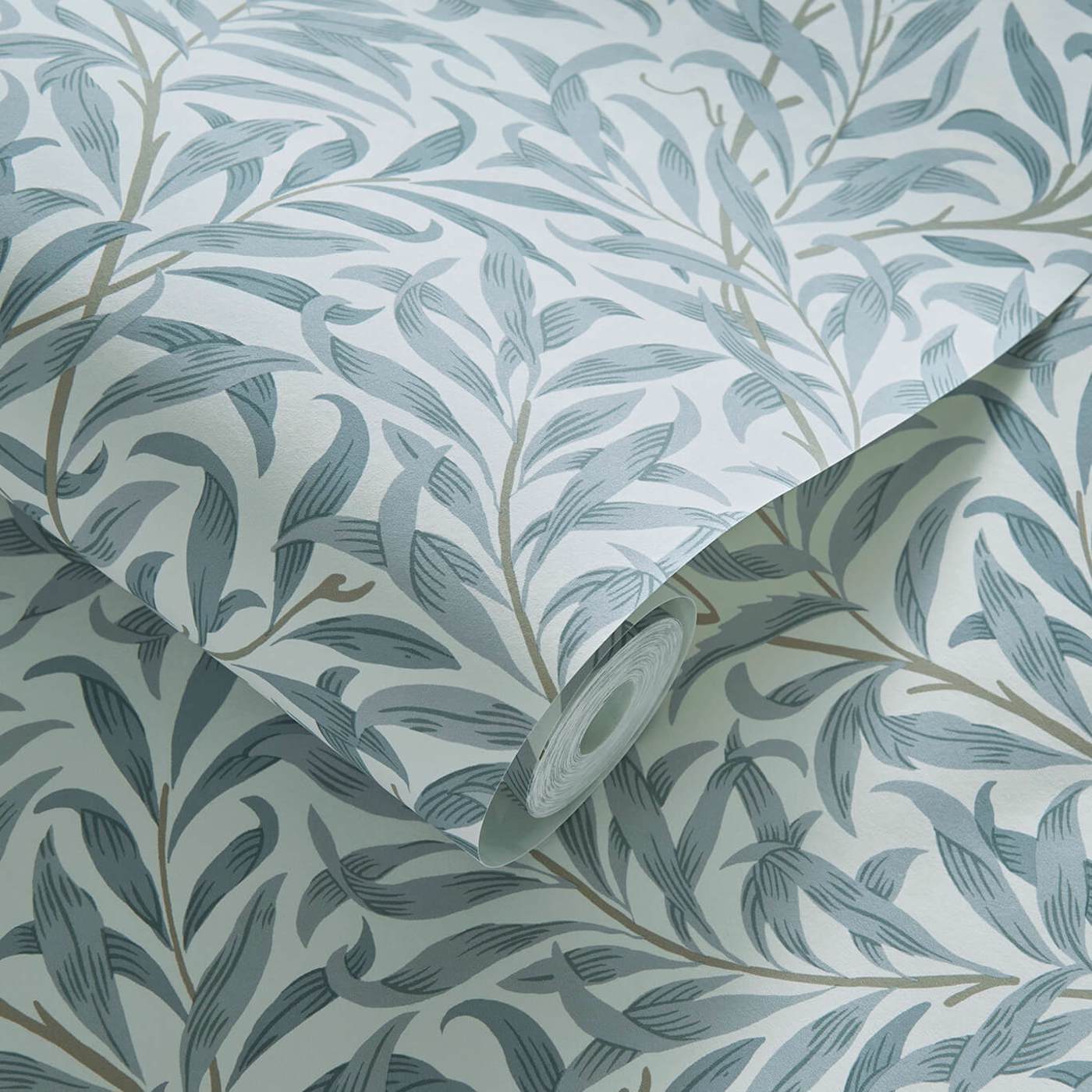 Willow Boughs Wallpaper - Mineral - Clarke & Clarke - W0172/04 - Premier Wallcovering