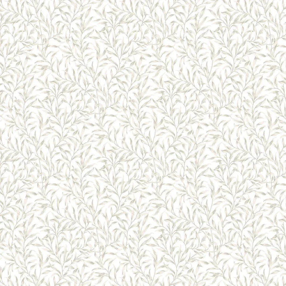 Willow Trail Wallpaper - Neutral - NextWall - NW54706 - Morris Wallpaper