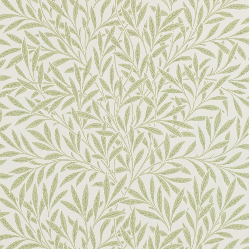 Willow Wallpaper - Olive - 210383 - Morris & Co - Premier Wallcovering