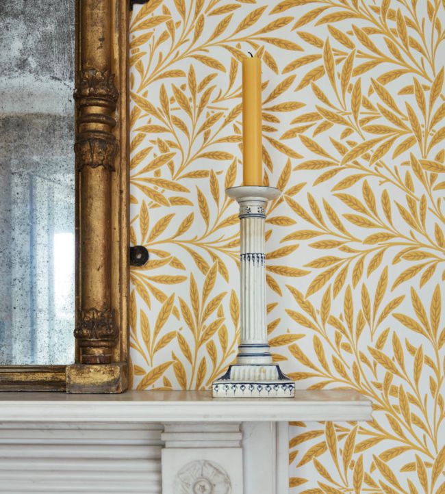 Willow Wallpaper - Yellow - 216963 - Morris & Co - Premier Wallcovering