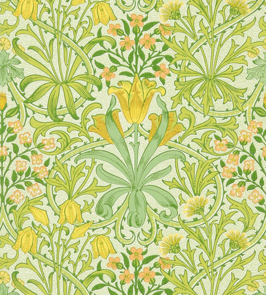 Woodland Weeds Wallpaper - Sap Green - 217100 - Morris & Co - Premier Wallcovering