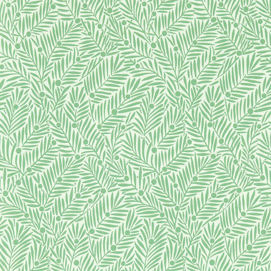 Yew & Aril Wallpaper - Spearmint - 217346 - Morris & Co - Premier Wallcovering